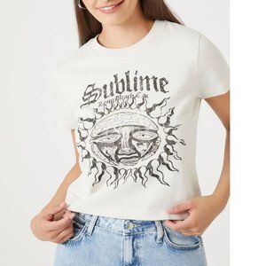 Sublime Sun Logo and Long Beach, CA ska punk rock Official T-Shirt XS NWT